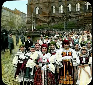 Wenceslas: Crowd - Wenceslas Square - Prague