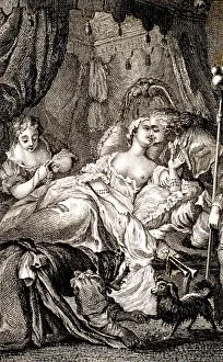 Petit: A rather crowded bedroom scene