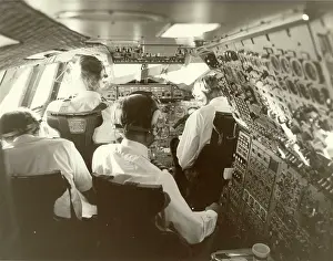 Flightdeck: A crowded Concorde flightdeck