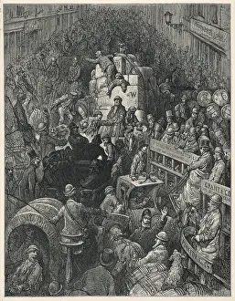Congested: Crowded London Street