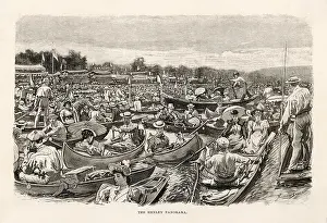 Regattas: Crowded River at Henley