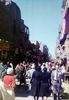 The British Caribbean History Collection: A crowded street in Cairo