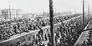 Overcrowded: CROWDED TRAINS