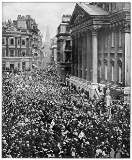 Mafeking: CROWDS CELEBRATING/1900