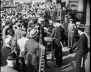 Attendance: Crowds of French Reservists Gathering in a