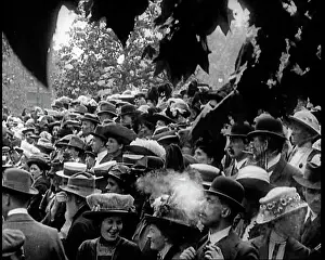 Poincare: Crowds Gathering To Watch A Military Parade