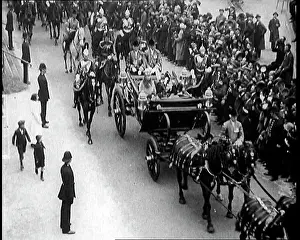 Wembley: Crowds Stand By and Cheer as King George V