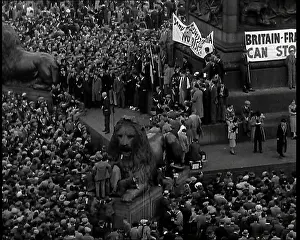 Application: Crowds in Trafalgar Square During A Demonstration