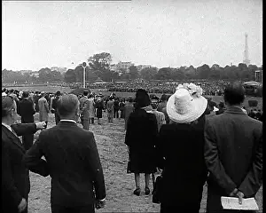 Longchamp: Crowds Watching at the Longchamp Racecourse
