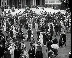 Ascot: Crowds Of Wealthy British Civilians At the
