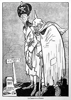 Arterra - Collection Philippe Clément: Crown Prince Wilhelm and the Kaiser walking towards Verdun