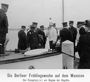 Glider: Crown Prince Wilhelm of Prussia during the