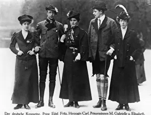 Josepha: Crown Prince Wilhelm of Prussia with his brother