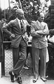 Follows: Crown Prince Wilhelm of Prussia as a spectator