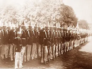 Lieutenants: Crown Prince William of Prussia on parade, Berlin
