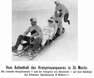 Alexandrine: Crown Princess Cecilie of Prussia doing winter