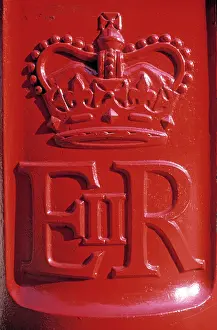 Embossed: Crown and Royal Monogram