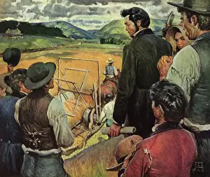 Reaper: Crown watching Iron Reaper cut Wheat