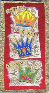 Mclaughlin: Three Crowns with wording We Three Kings
