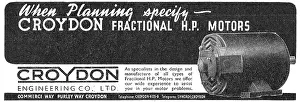 Fractional: Croydon Engineering Fractional H.P.Motors