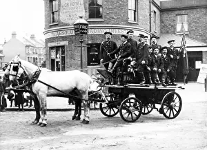 Croydon Fire Brigade, Thornton Heath horse fire engine