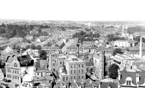 C1954: Croydon, view from Town Hall Tower c1954