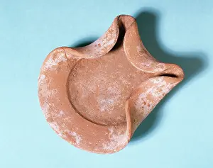 Balearic: Crucible. Punic art. Terracotta. From Ibiza, Balearic Island