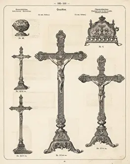 Wurttembergische: Crucifix and candlelabra