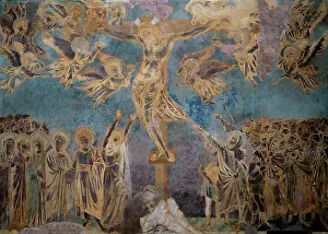 1302: The Crucifixion by Cimabue, in