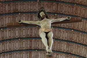 Rood: Crucifixion, Collegiale de l'Assomption, Villemaur-sur-Vanne