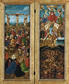 Swooning: THE CRUCIFIXION, THE LAST JUDGMENT, by Jan van Eyck