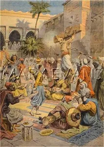 Caid: CRUCIFIXION, MOROCCO