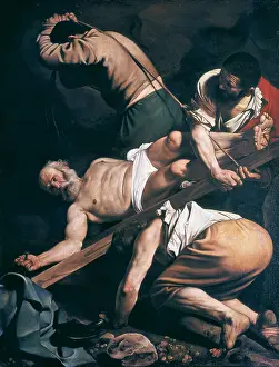 Popolo: The Crucifixion of St Peter, by Caravaggio
