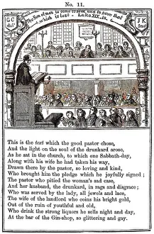 Moralising: Cruikshank, The Gin Shop, plate 11