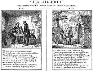 Pledge: Cruikshank, The Gin Shop, plate 9