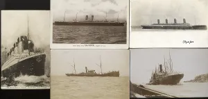Minnehaha: Cruise liners - five postcards