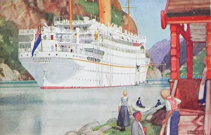 Art Nouveau: Cruise ship Atlantis in Norway