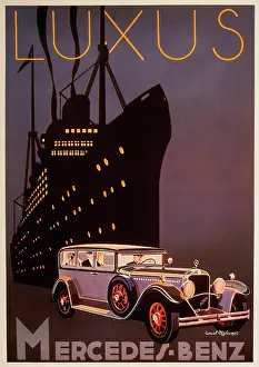 Auburn: Cruise Ship and Automobile at Night