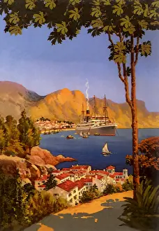 Anchored: Cruise Ship in Cove