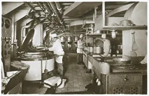 Sarmiento: Cruise ship kitchen, Monte Sarmiento