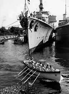 Swinemunde: Cruiser Konigsberg, 1934