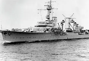 Underway: Cruiser Konigsberg, 1935