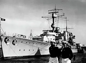 Swinemunde: Cruiser Konigsberg, 1938