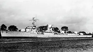 Commissioning: Cruiser Leipzig, 1931