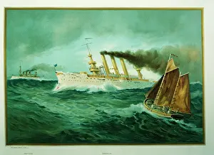 Miliary: US Cruisers Brooklyn and New York