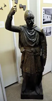 Latvia: Crusader spanish (12th century) Sculpture by architect V. Ne