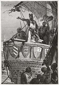 1095: CRUSADERS LEAVE HOLYLAND