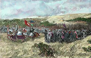 Crusade: The Crusades. 12th century. Crusaders army
