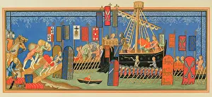 Willing: Crusades. Embarkation of knights of the Order
