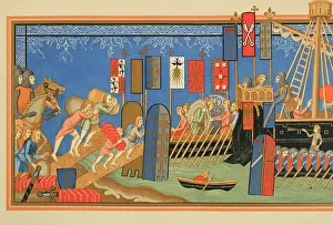 Willing: Crusades. Embarkation of knights of the Order